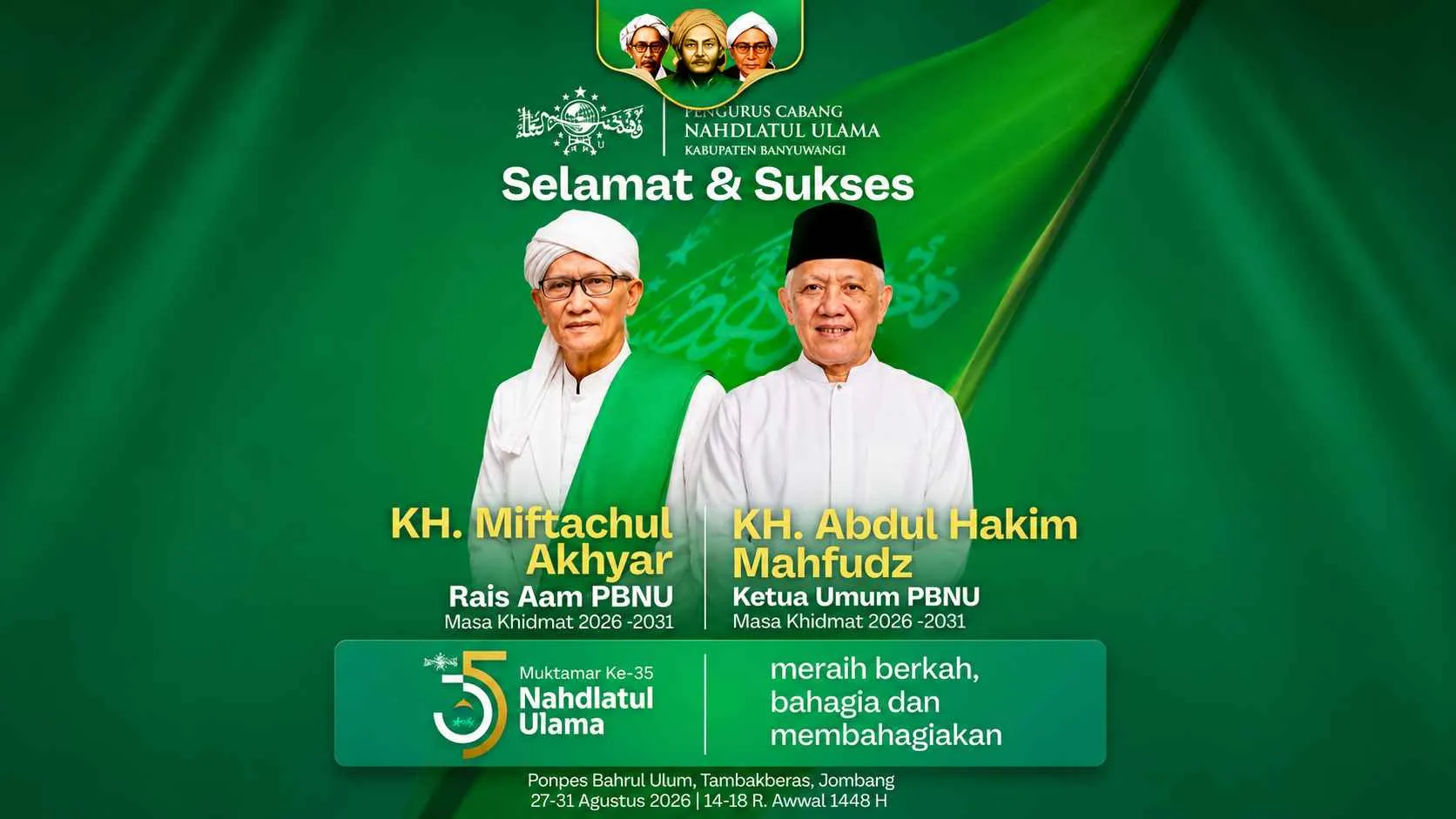 UCAPAN SELAMAT & SUKSES