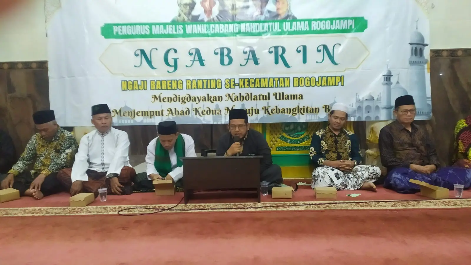 Pertegas Akidah hingga Modernisasi Organisasi, MWC NU Rogojampi Gelar NGABARIN di Karangbendo