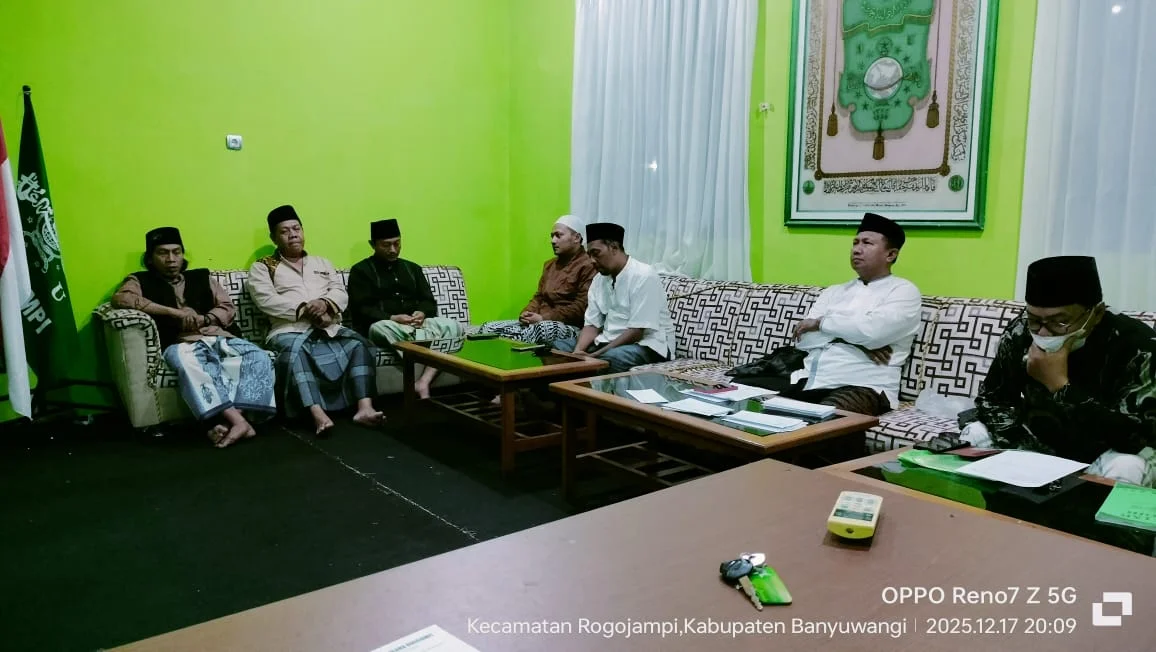 MWC NU Rogojampi Gelar Lailatul Ijtima, Bahas Penguatan Tata Kelola Organisasi dan SIMOLA NU