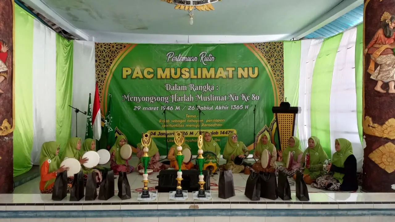 PAC Muslimat NU Rogojampi Mantapkan Spirit Rajab Sambut Harlah ke-80 Muslimat NU