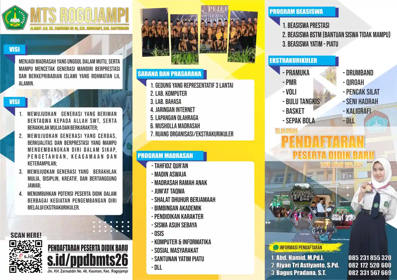 SPMB MTS ROGOJAMPI 2026/2027 DIBUKA, SAATNYA PUTRA–PUTRI ANDA BELAJAR DI MADRASAH BERKUALITAS