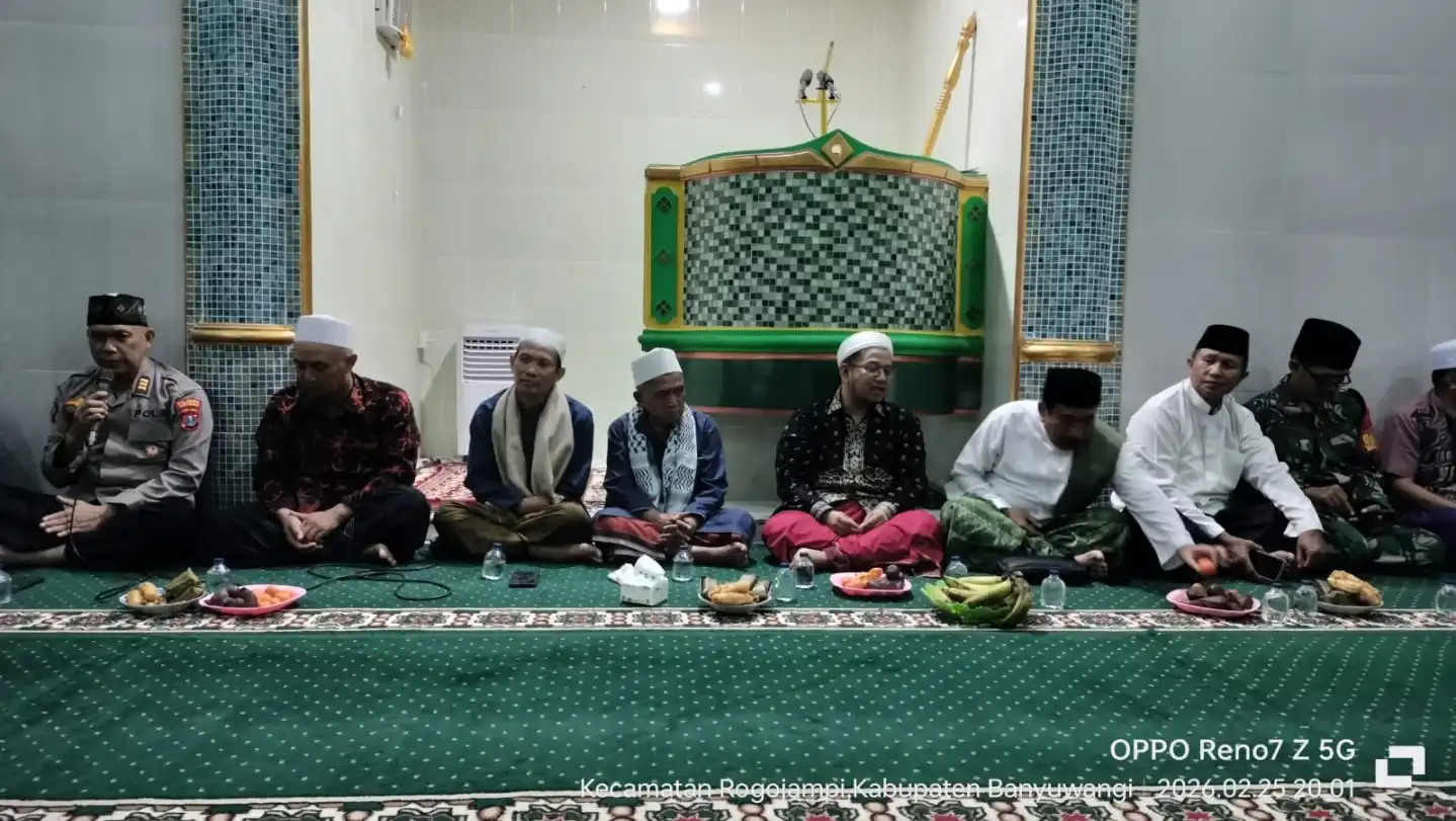 SAFARI RAMADHAN DI MASJID BAITUL FALLAH BUBUK, NU DAN FORPIMKA AJAK JAMAAH PERKUAT IBADAH DAN KEAMANAN LINGKUNGAN