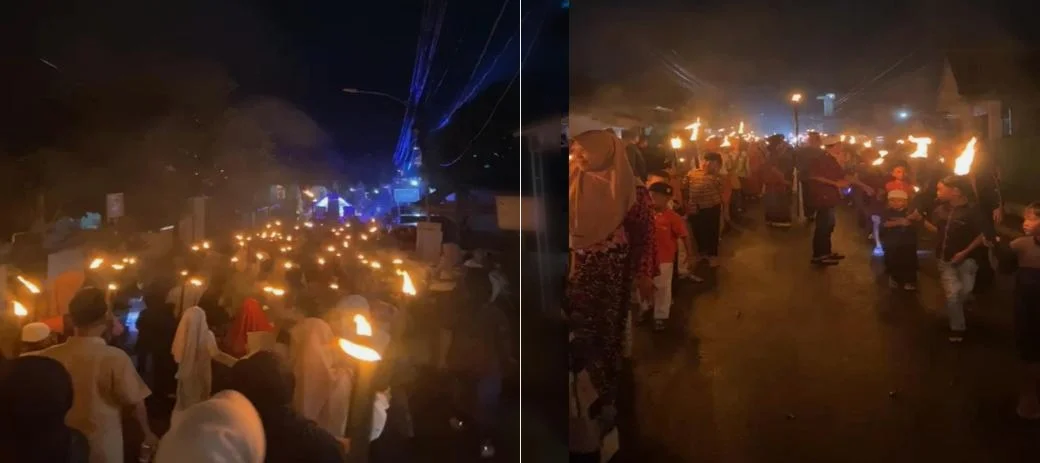 CAHAYA OBOR DAN SYUKUR BUMI WARNAI MALAM SATU SURO DI DUSUN JAJANGSURAT